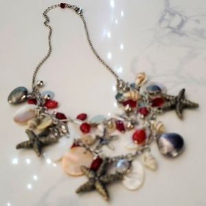 ecklace costume beach theme seashells starfish